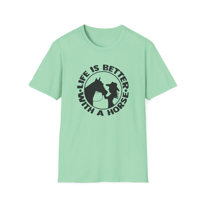 Better With Horses Tee