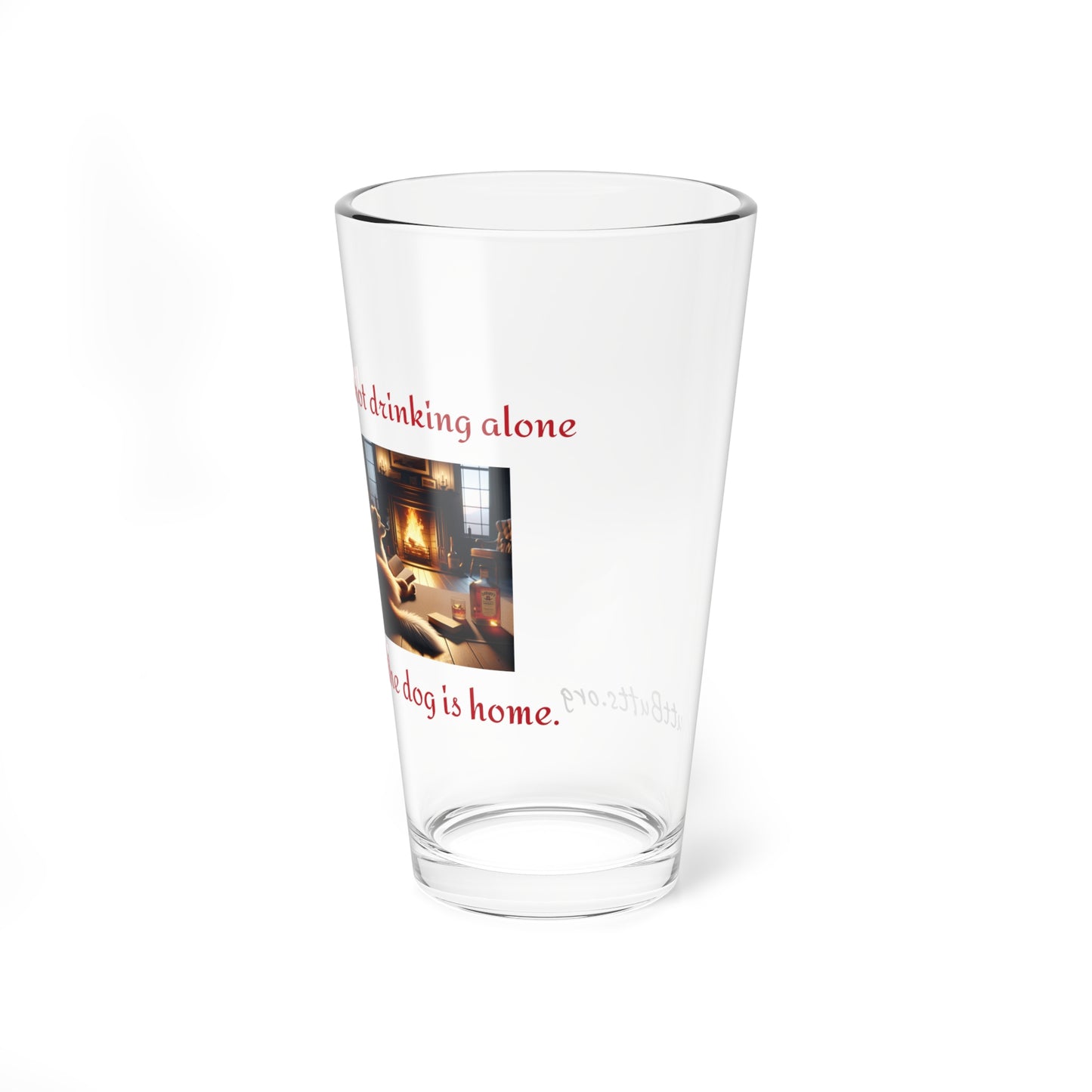 Not Drinking Alone Glass