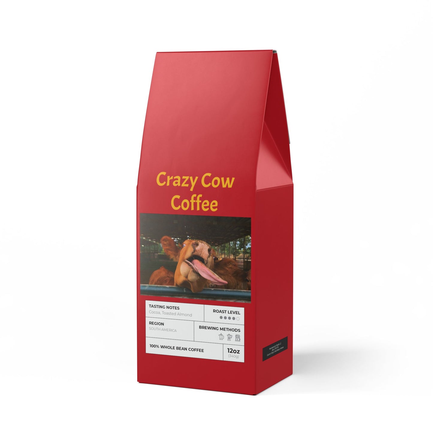 Crazy Cow Cascades Coffee Blend (Medium-Dark Roast)